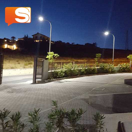 Illuminazione bretella via Pirandello padre Gioacchino La Lomia Illuminazione bretella via Pirandello padre Gioacchino La Lomia