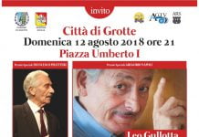 Grotte, tutto pronto per la 16esima edizione del Premio “Nino Martoglio”