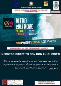 Canicattì, previsto per giovedì 6 febbraio i "100 passi verso il 21 marzo": Incontro dibattito con Don Luigi Ciotti