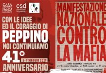 Quarantunesimo anniversario dall’assassinio mafioso di Peppino Impastato: tutte le iniziative
