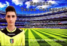 L'arbitro Luigi Canicattì esordisce in terza categoria.