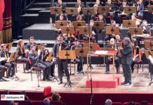 Catania, teatro Bellini: esibizione dell’orchestra regionale di fiati FE.BA.SI orchestra regionale di fiati FE.BA.SI.