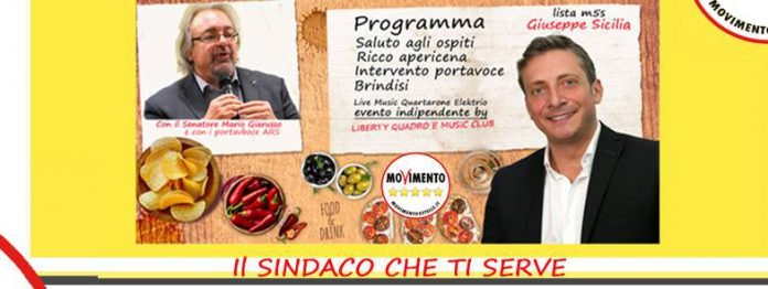 Candidato sindaco , Campobello di Licata Movimento 5 stelle, Giuseppe Sicilia