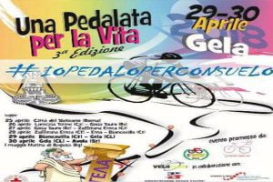 Gela, tutto pronto per l'evento "Una pedalata per la Vita" di giorno 29 e 30 Aprile