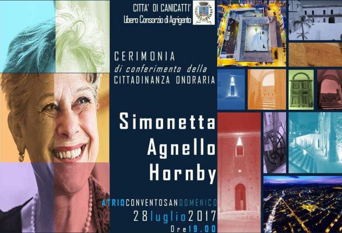 Cittadinanza onoraria a Simonetta Agnello Horby