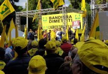 Coldiretti, protesta a Palermo