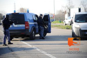Controlli Polizia vertice G7 di Catania