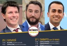 Luigi Di Maio, Movimento 5Stelle, in Sicilia per un tour elettorale