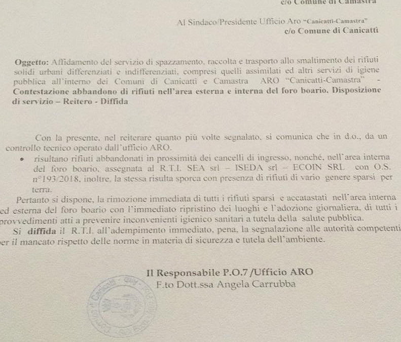 Canicattì, disservizi raccolta differenziata: di chi sono le responsabilità? Le carte parlano chiaro. Canicattì, disservizi raccolta differenziata: di chi sono le responsabilità? Le carte parlano chiaro.