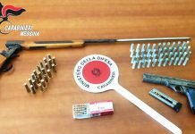 Messina, trovate armi e droga, arresto