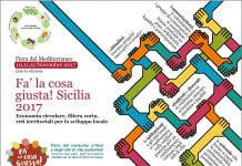 Palermo, “Fà la cosa giusta”: torna la fiera del consumo critico dal 10 al 12 novembre “Fa’ la Cosa Giusta! Sicilia”,