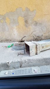 Canicattì, atto vandalico in via Torricelli: sdradicata fontanella pubblica ( Foto )