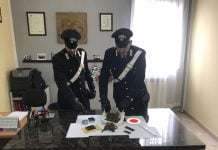 panetto di “Hashish” del peso di oltre 80 grammi