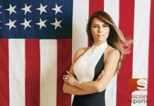 Al g7 di Taormina scarpe personalizzate per Melania Trump