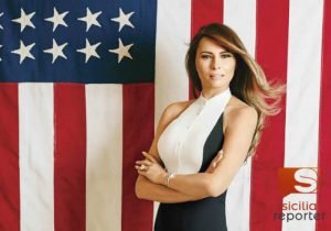 Al g7 di Taormina scarpe personalizzate per Melania Trump