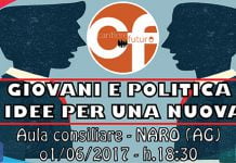 L'associazione cantire futuro organizza il convegno:“Giovani e politica,nuove idee per una nuova Naro”