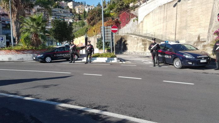 Carabinieri Taormina, posto di controllo