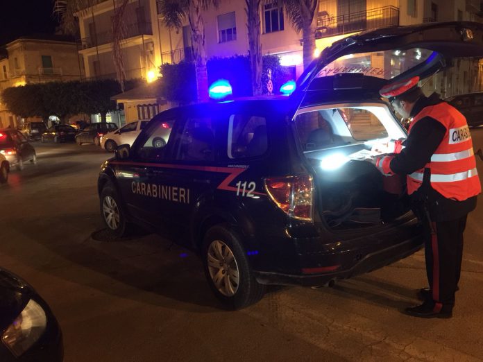 Controlli carabinieri Canicattì