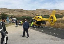 Sommatino, gravissimo incidente stradale tra auto e moto: centauro in coma (Foto)