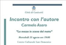Incontro con l'autore, Carmelo Asaro