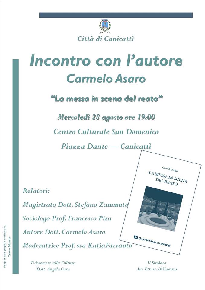 Incontro con l'autore Incontro con l'autore, Carmelo Asaro