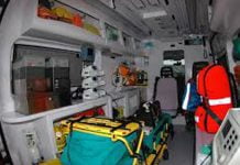 Interno ambulanza