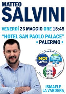 Matteo Salvini allo Zen di Palermo