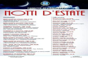 Manifesto eventi estivi Canicattì