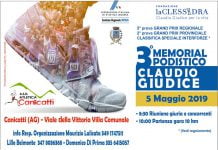 Canicattì, domenica 5 maggio: 3° memorial podistico, Claudio Giudice
