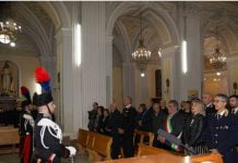Canicattì, celebrata la ricorrenza del 34° anniversario dell’uccisione dell’Appuntato Principato (Foto)