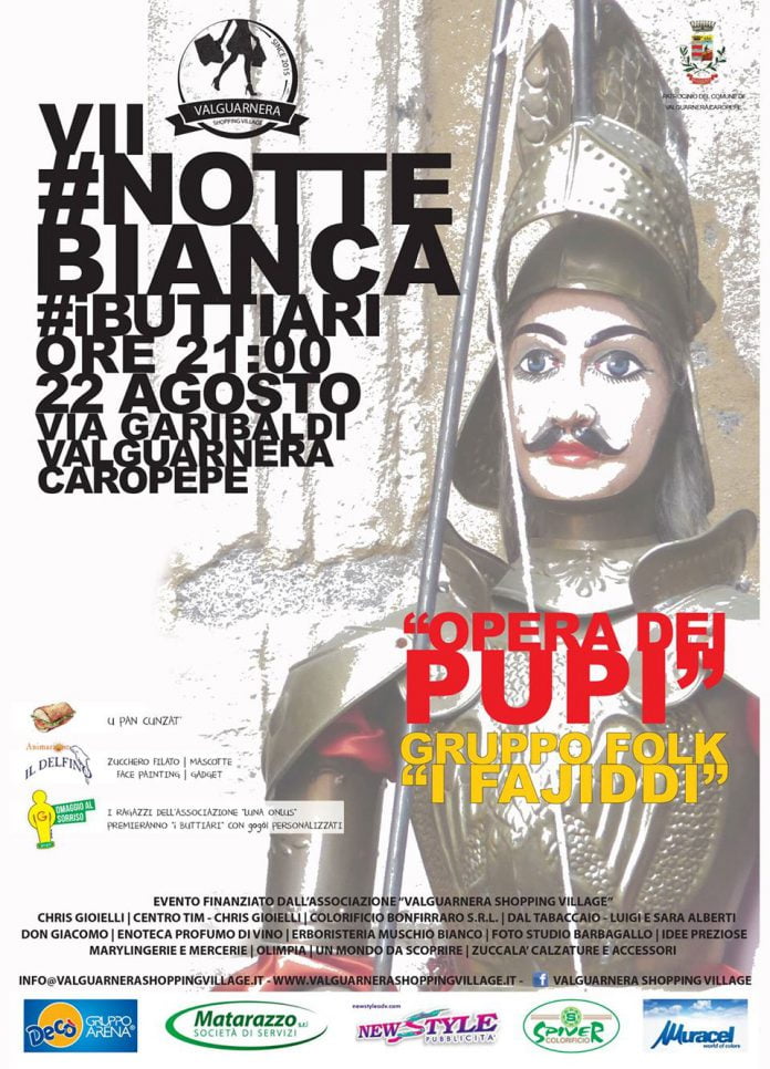 Il prossimo 22 agosto, notte bianca a Valguarnera in provincia di Enna