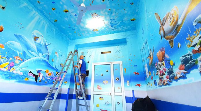 Messina, Ospedali_Dipinti Messina,PRONTO SOCCORSO PEDIATRICO DIVENTERA’ UN ACQUARIO!