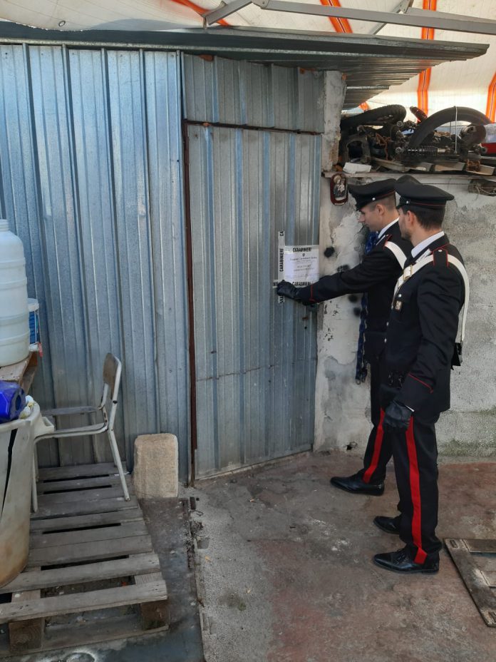 Palermo, sequestro capannone