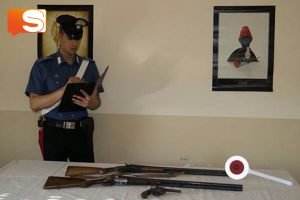 I carabinieri di Naro denunciano pensionata per omessa custodia di armi