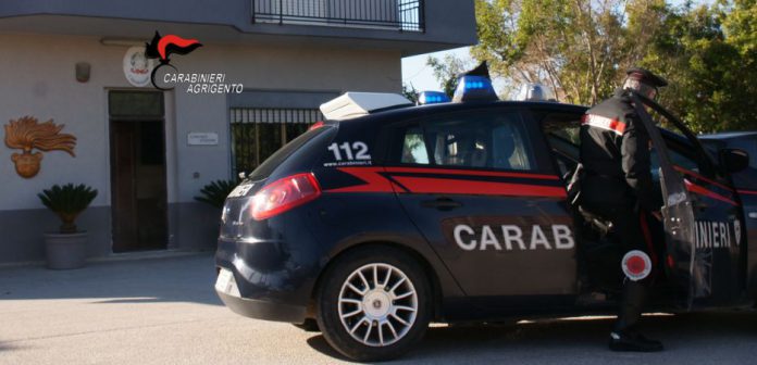 Pattugia carabinieri Agrigento