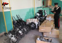 Vittoria, sequestro refurtiva