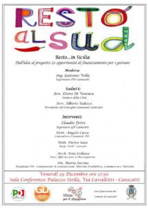 Resto al sud, opportunità per i giovani