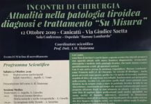 Canicattì, Incontro su attualità nella patologia tiroidea