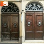 Canicattì, senso civico: il gruppo scout Canicattì 1 restaura il portone del Palazzo di città (Foto)