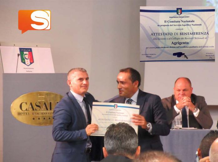 Premiazione sezione Aia di Agrigento