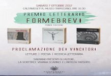 Caltanissetta, 1° edizione concorso letterario “Formebrevi”: giorno 7 ottobre la premiazione Premio letterario forme brevi