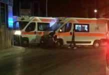 Scontro tra ambulanze a Castelvetrano (Tp)