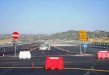 Auto contromano sulla statale 640