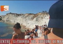 Bagnante scivola dal costone di Marna. trasportato in ospedale.