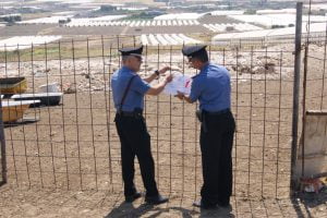 Licata, i carabinieri controllano il territorio: sequestrata una discarica