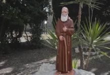 Canicattì, inaugurata questa mattina una nuova statua dedicata a Padre Gioacchino La Lomia (Video)