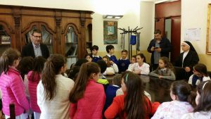 Canicattì, alunni dell'istituto Maria immacolata ricevuti dal sindaco Di Ventura (Foto)