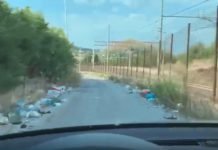 Canicattì, spazzatura in via Cilea