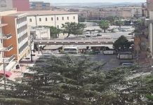 Canicattì, cartello caduto in via Cirillo
