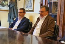 Il sindaco Di Ventura e il Dott Giuseppe Augello, direttopre sanitario ospedale B.Lombardo